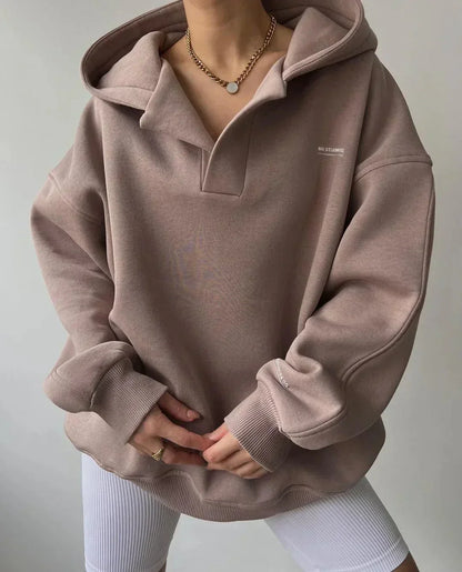 Damen Oversized Hoodie Bequem Groß