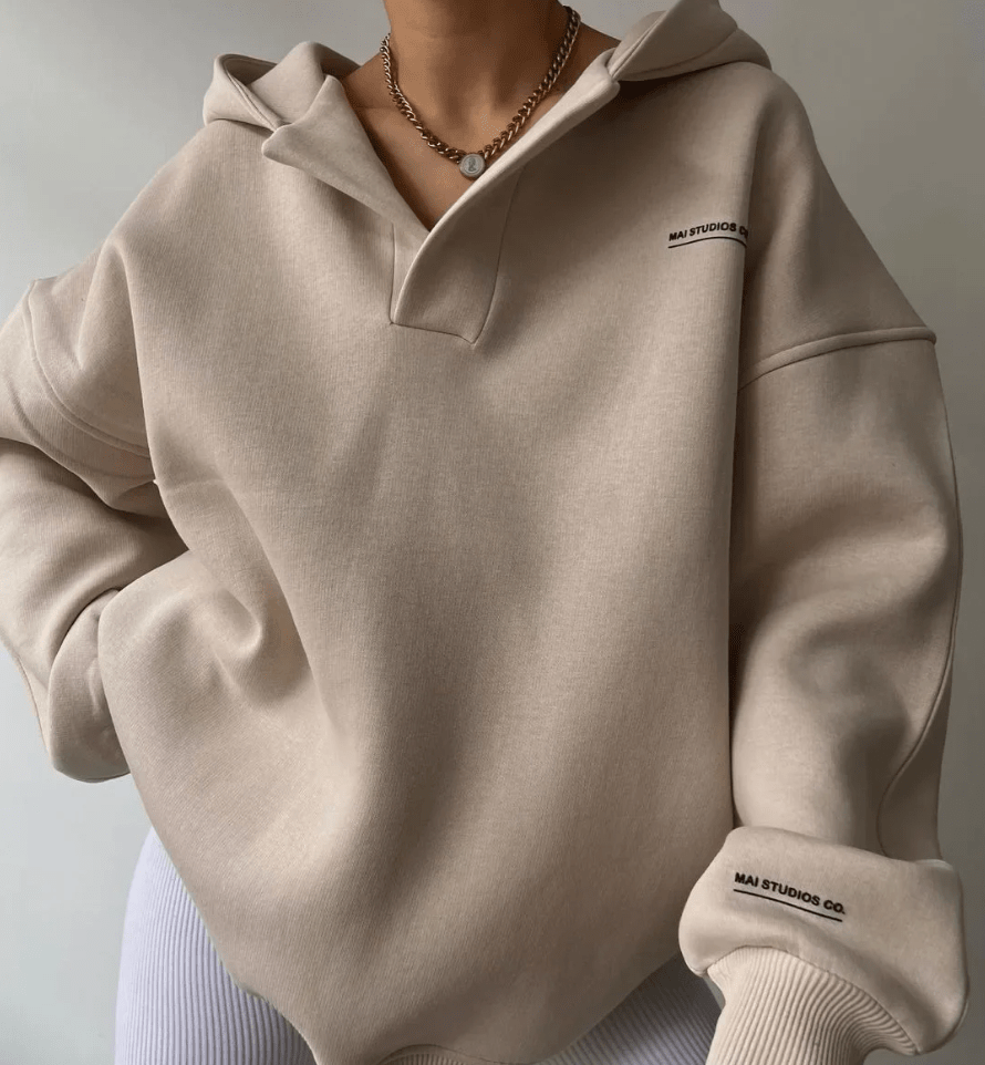 Damen Oversized Hoodie Bequem Groß