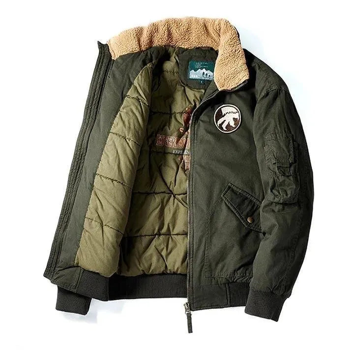 Herren Bomberjacke Militär Style Trendy