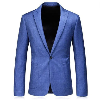Herren Blazer Slim Fit 1-Knopf Elegant