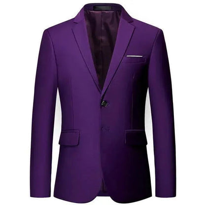 Eleganter Herren Blazer 2-Knopf Hochzeitsanzug