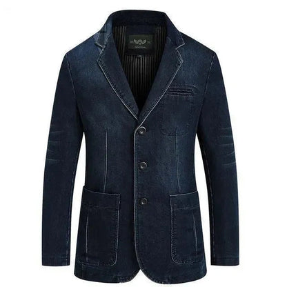 Herren Blazer Modern Denim Style