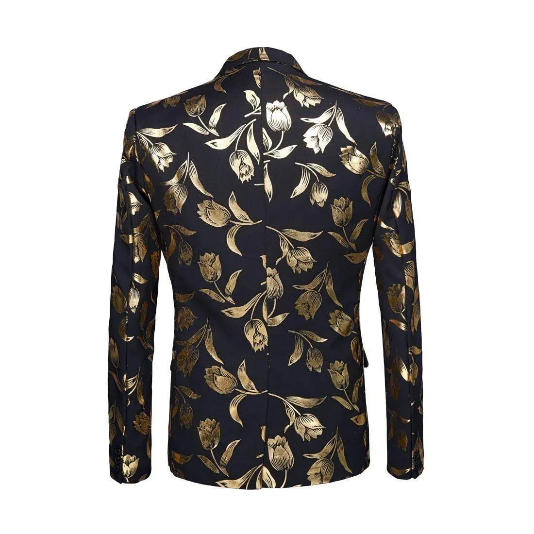 Herren Blazer Gold - Elegant Partyjackett - IdealeKleiden