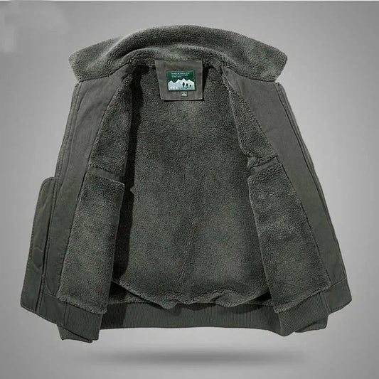 Herren Militärjacke Outdoor Stil - IdealeKleiden