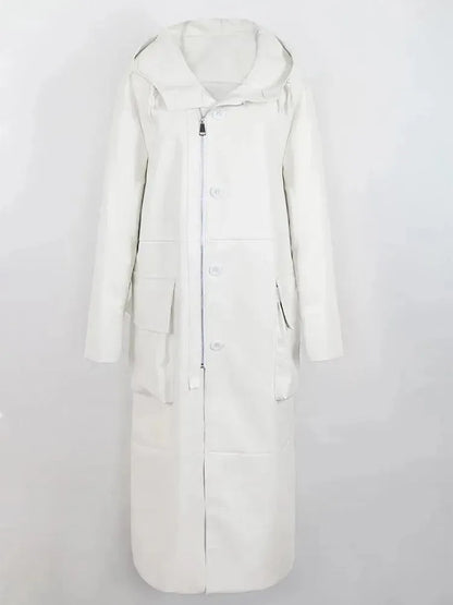 Herren Ledercoat Elegant Lang