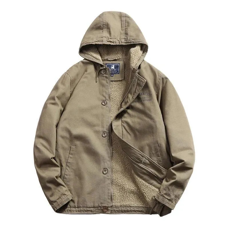Herren Safarijacke Outdoor Funktionstaschen