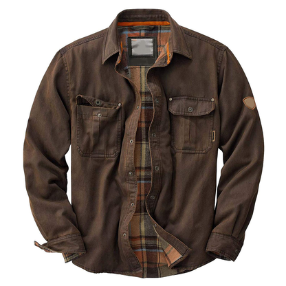 Herren Truckerjacke Robust Vielseitig Wachsbekleidung