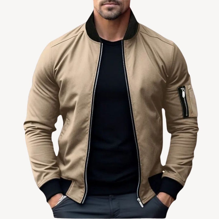 Herren Bomberjacke Klassisch Stylish Vielseitig