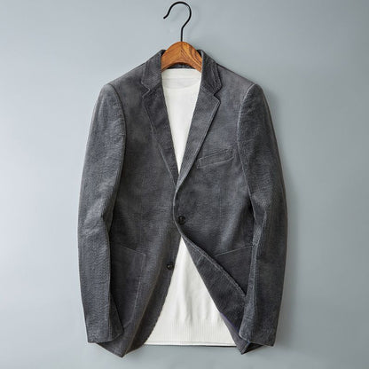 Herren Blazer Cord Elegant Schnitt