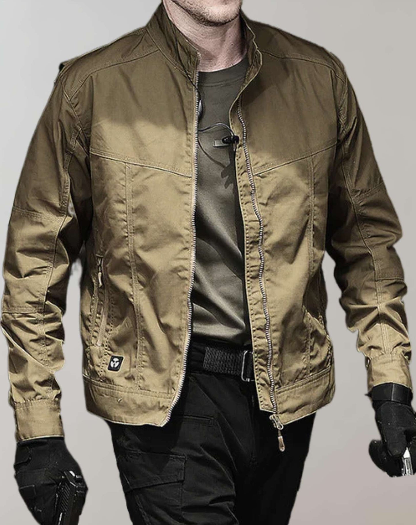 Herren Sommerjacke Baumwolle Leicht Modern