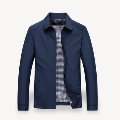 Herren Sommerjacke Leicht Baumwolle Kariert
