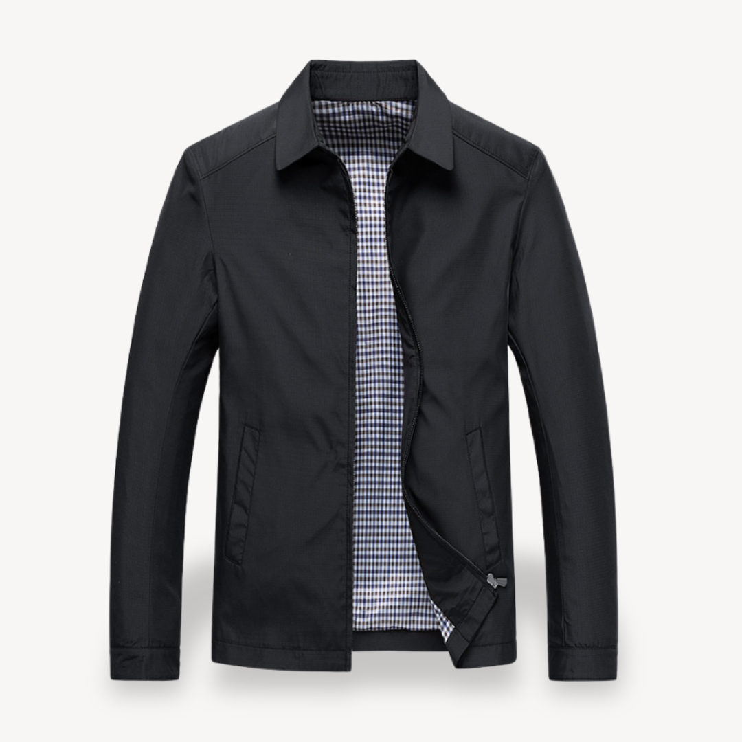 Herren Sommerjacke Leicht Baumwolle Kariert