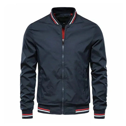 Herren Sommerjacke Leicht Gestreift