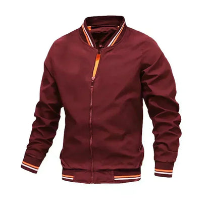 Herren Sommerjacke Leicht Gestreift
