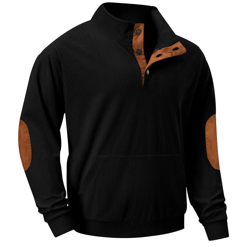 Stylischer Herren Pullover Stehkragen