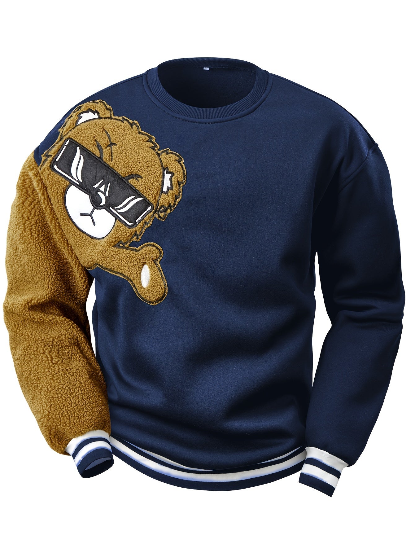Herren Sweatshirt Cartoon Bär Lustig Geschenk