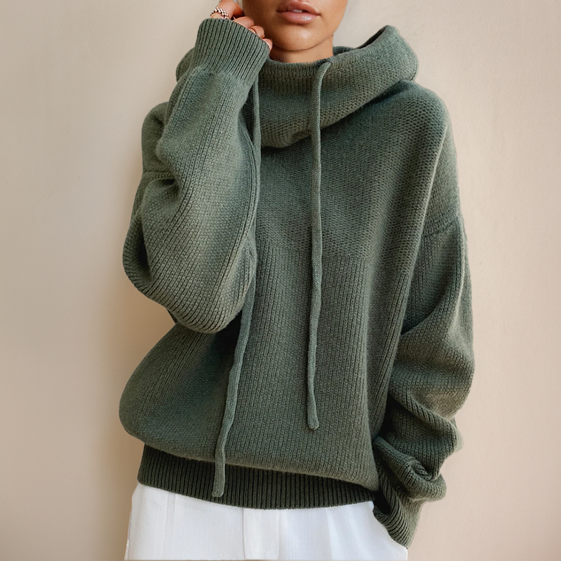Weiche Merinowolle Pullover Damen Rollkragen