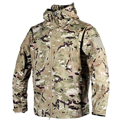 Wasserabweisende Outdoor-Jacke Kapuze