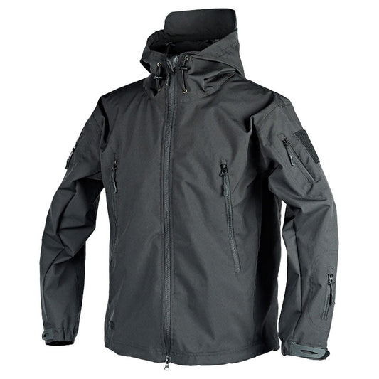 Wasserabweisende Outdoor-Jacke Kapuze - IdealeKleiden