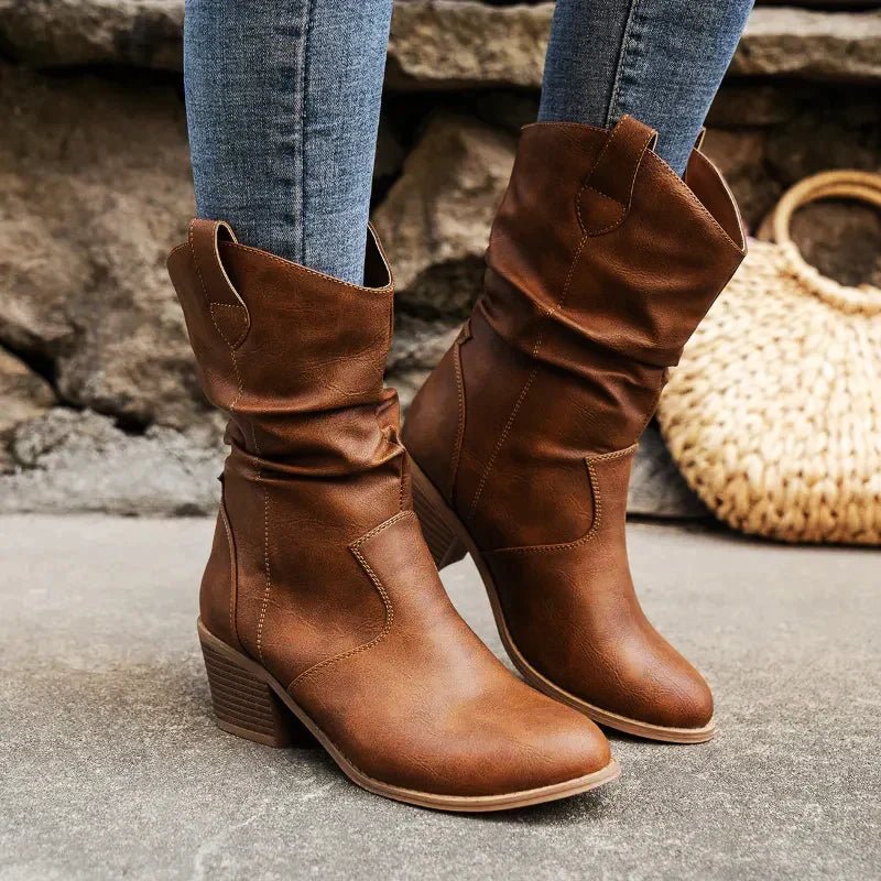 Stylische Cowboy Stiefel Damen