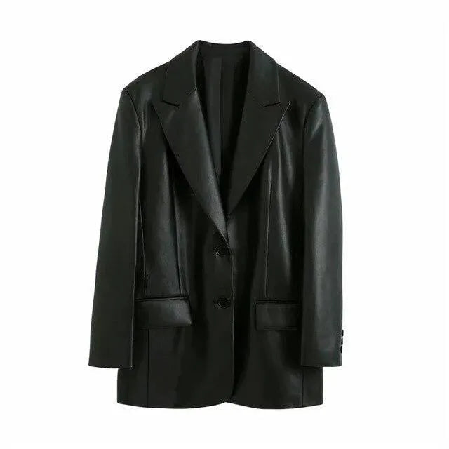 Große Damenblazer Lässig Chic Oversized
