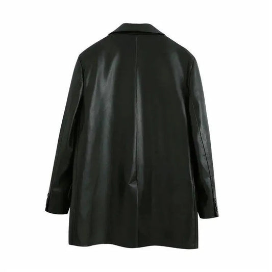 Große Damenblazer Lässig Chic Oversized - IdealeKleiden