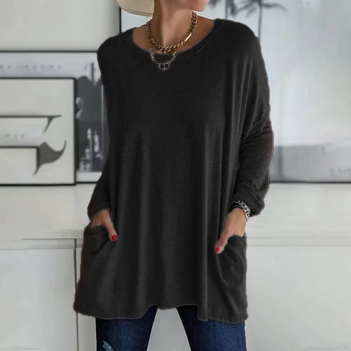 Übergroßer Bequemer Pullover Damen - IdealeKleiden