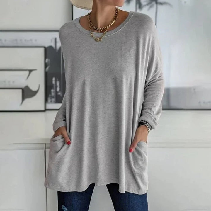 Übergroßer Bequemer Pullover Damen