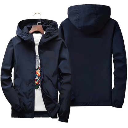 Praktische Windbreaker Herren Jacke Sportlich