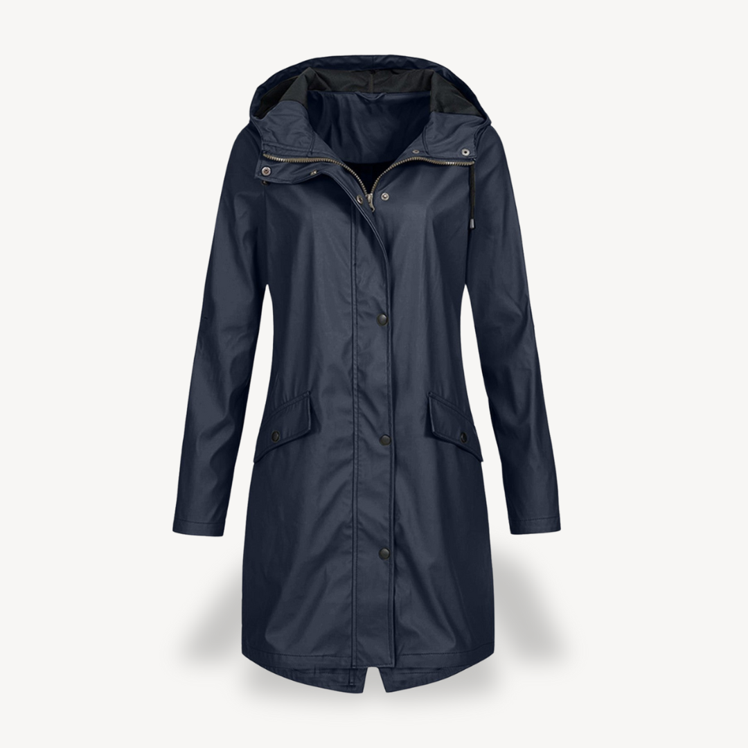 Wasserdichte Damenjacke Kapuzenparka Regenjacke