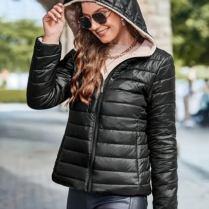Kuschelige Winter-Hoodie-Jacke Damen