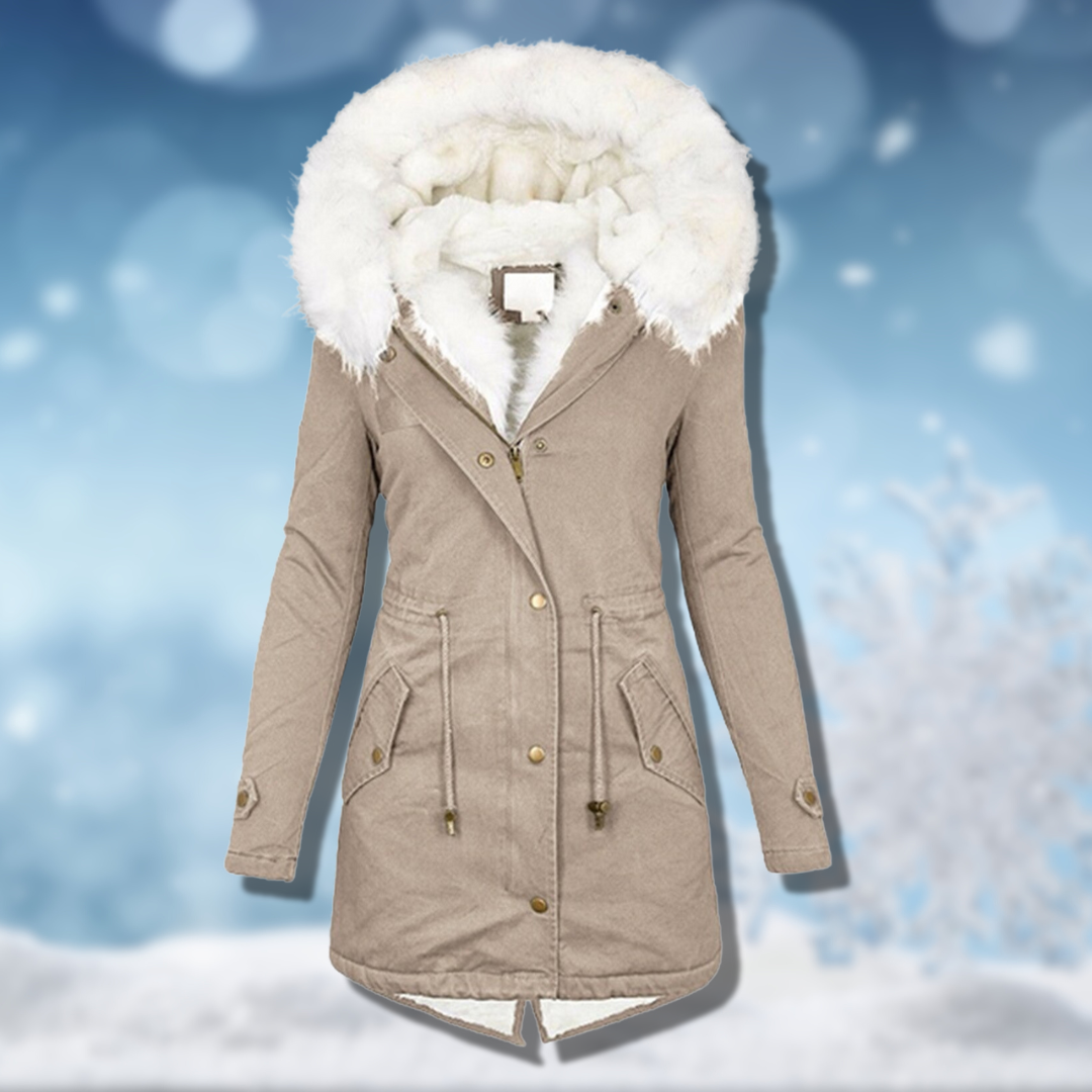 Winter Damenjacke Warm Gefüttert
