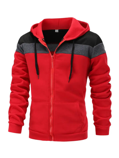 Farbiger Hoodie Leuchteffekt Männer - IdealeKleiden