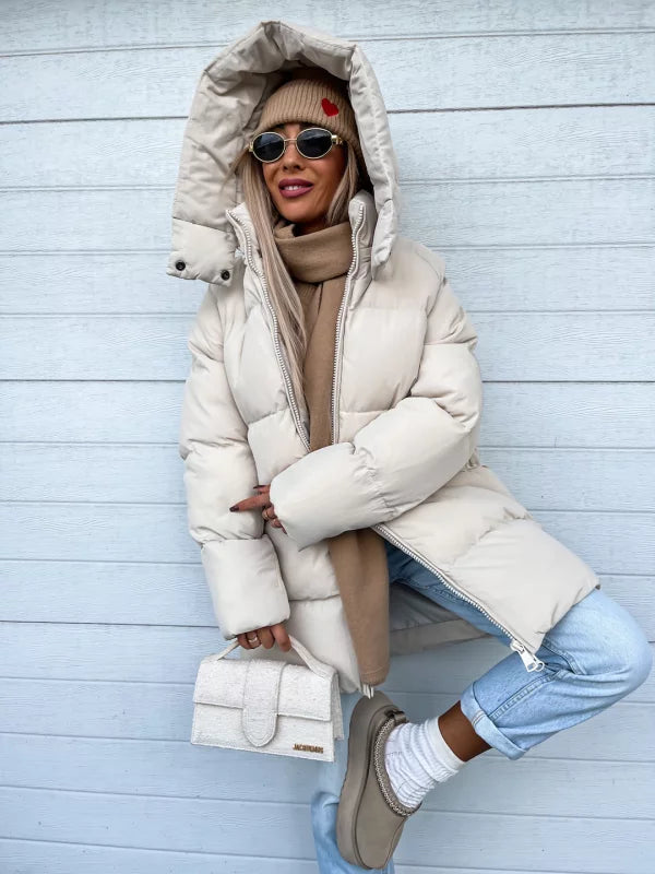 Dünne Daunenjacke Damen Elegant Leicht