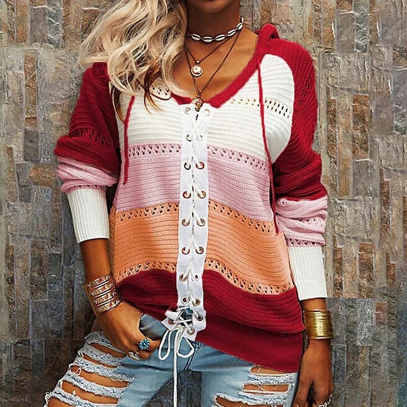 Damenschal Pullover Modern Strick