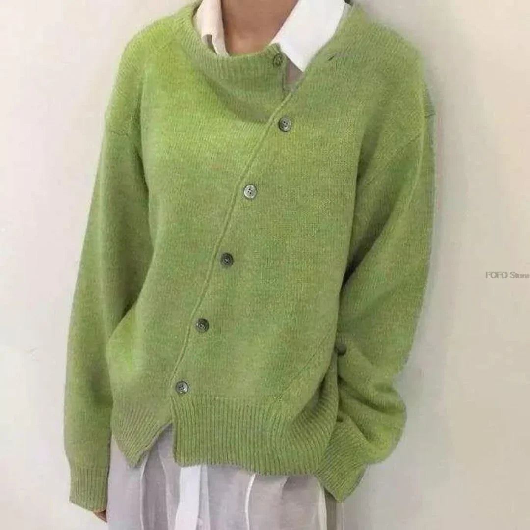 Weiche Damen-Cardigan Kaschmir-Wolle