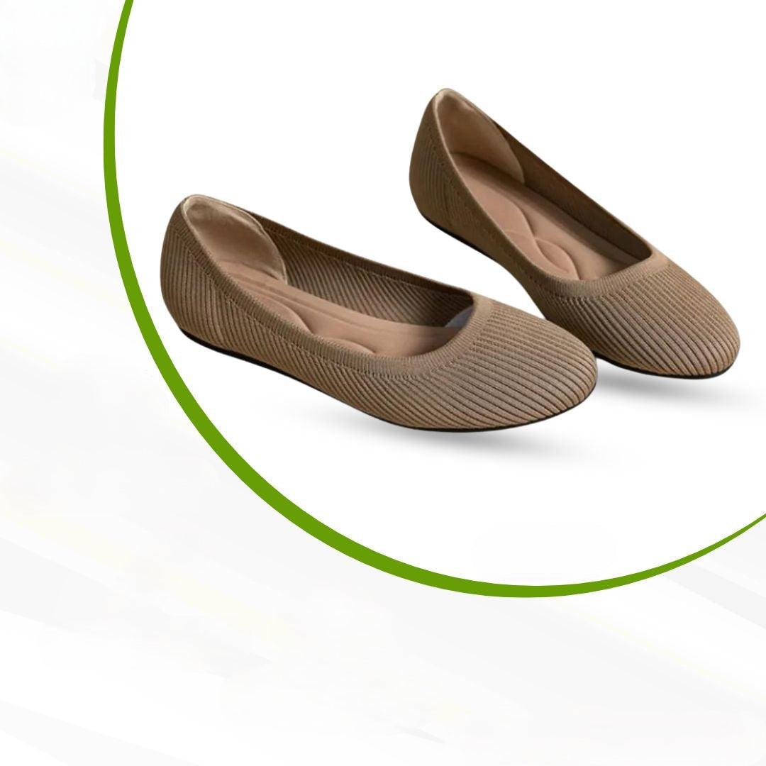 Damen Ballerinas Frühling Elegant