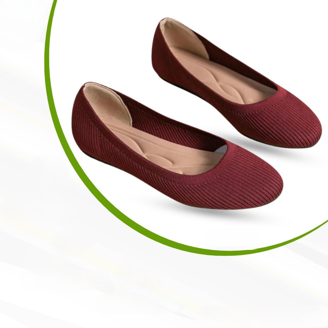 Damen Ballerinas Frühling Elegant