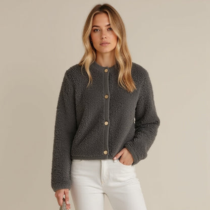 Damen Cardigan Herbst Weich Strick - IdealeKleiden