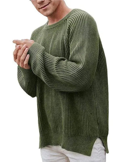 Bequeme Herren Pullover Rundhals - IdealeKleiden