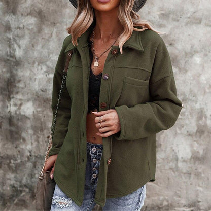 Übergroße Damen Jeansjacke Lässig Stilvoll