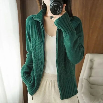 Übergroßer Strickpullover gemütlich Lounge Stil