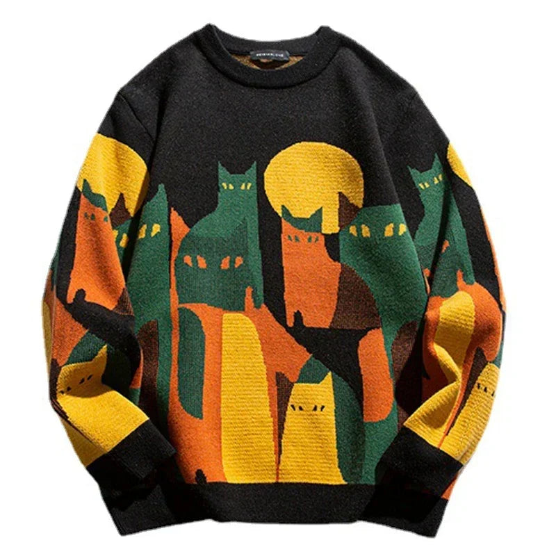 Gemüsterter Pullover Modern Stilvoll