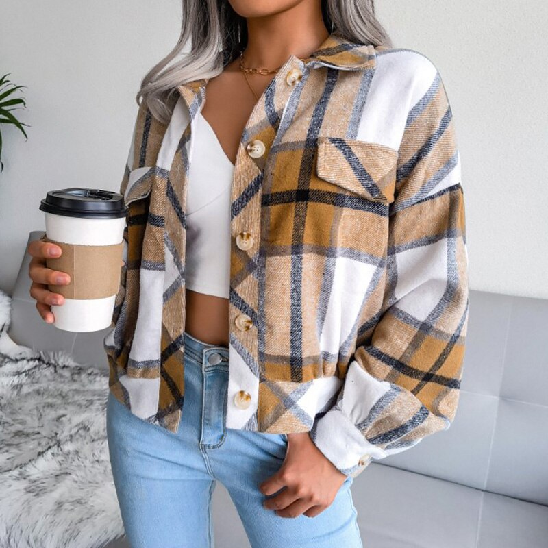 Stylische Damenjacke Gemustert & Trendig