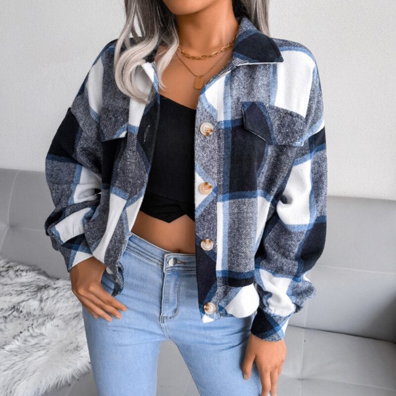 Stylische Damenjacke Gemustert & Trendig