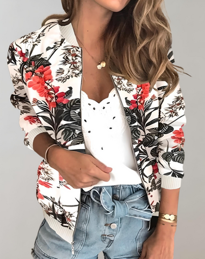 Stilvolle Blumenjacke Damen Kimono