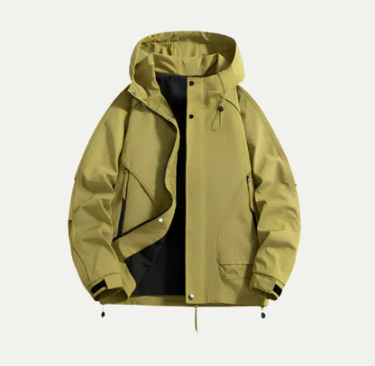 Wasserdichte Windjacke mit Kapuze Outdoor - IdealeKleiden