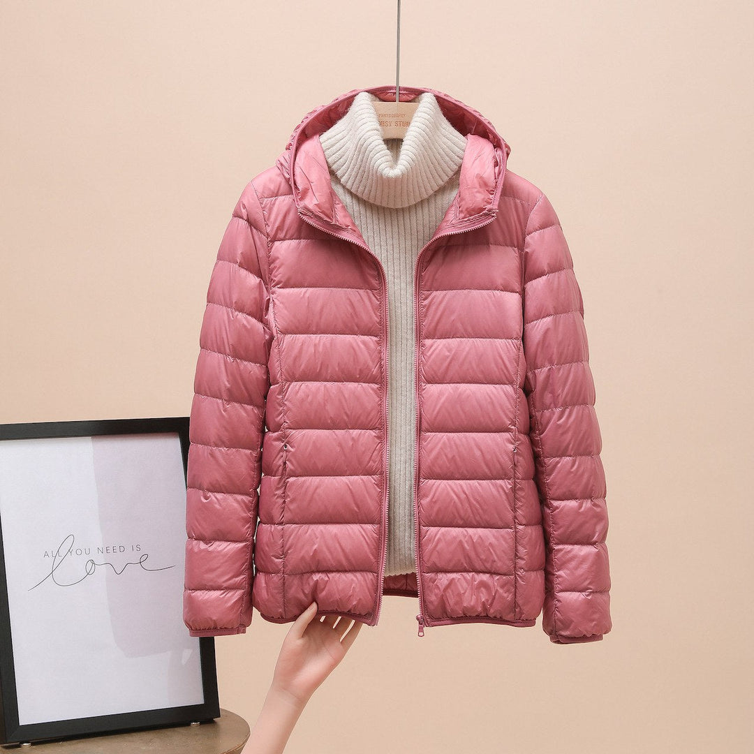 Leichte Wattierte Winterjacke Damen