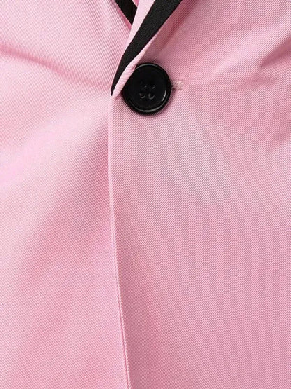 Stylischer Herren Blazer Slim Fit Rosa
