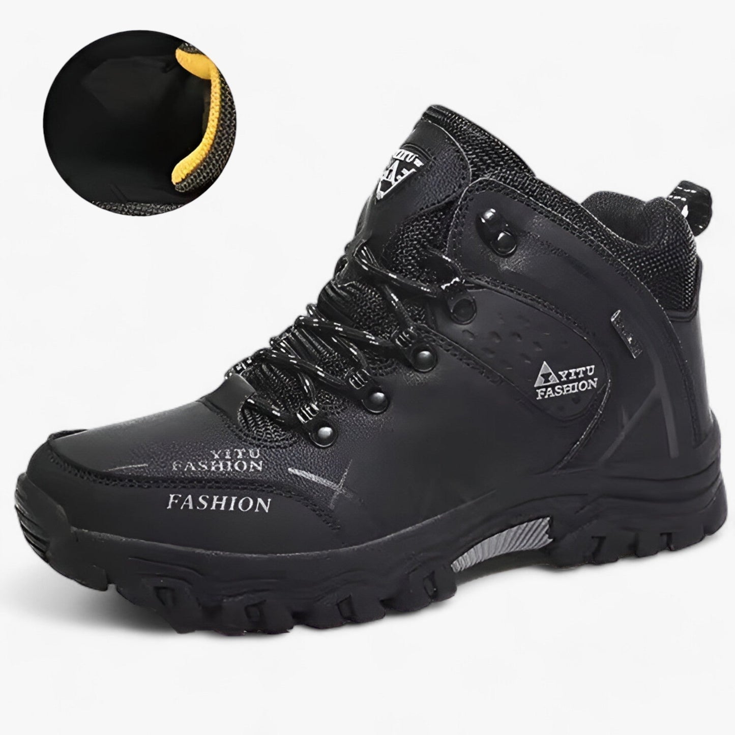 Winterstiefel Leder Warm Isoliert